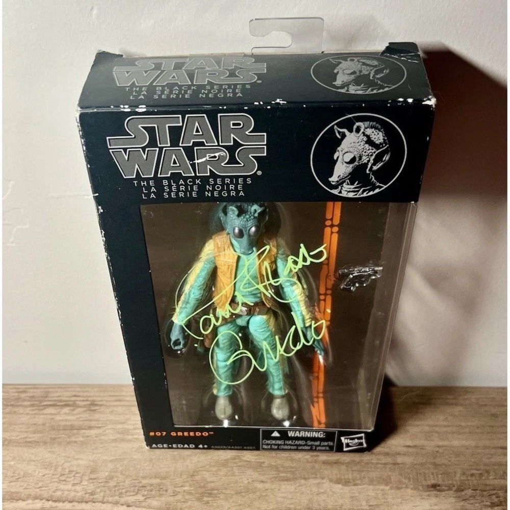 2013 Hasbro Star Wars Black Series #07 Geedo 6" Signed ✍️ Paul Blake *Sealed*